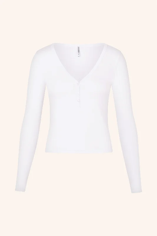 Long Sleeve Top White